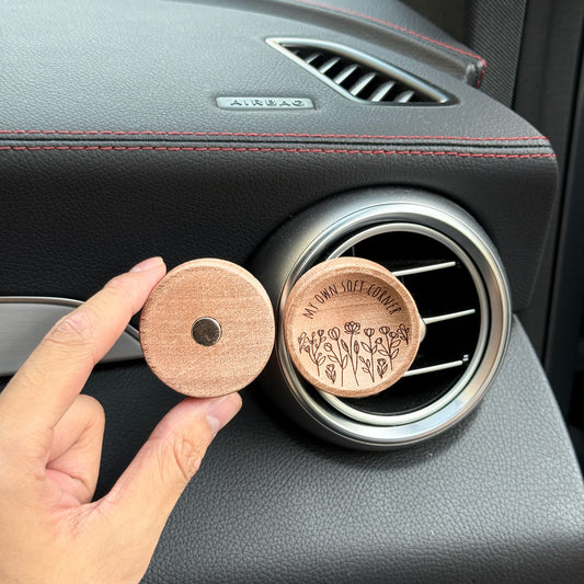 My Own Soft Corner - Wooden Essential Oil Diffuser for Car-0