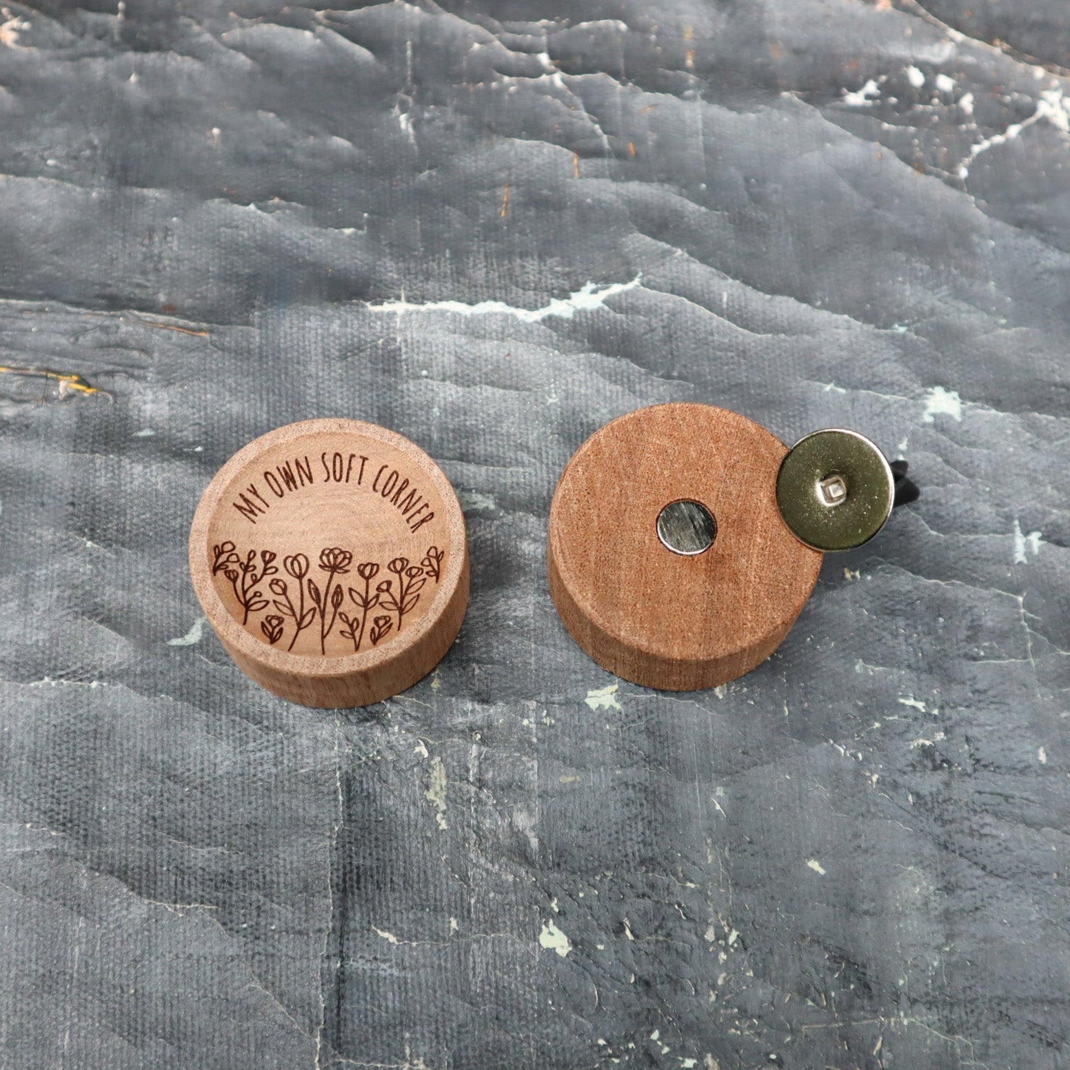 My Own Soft Corner - Wooden Essential Oil Diffuser for Car-4